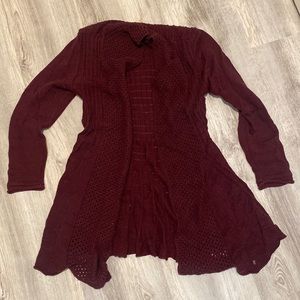 Open Cardigan Sweater